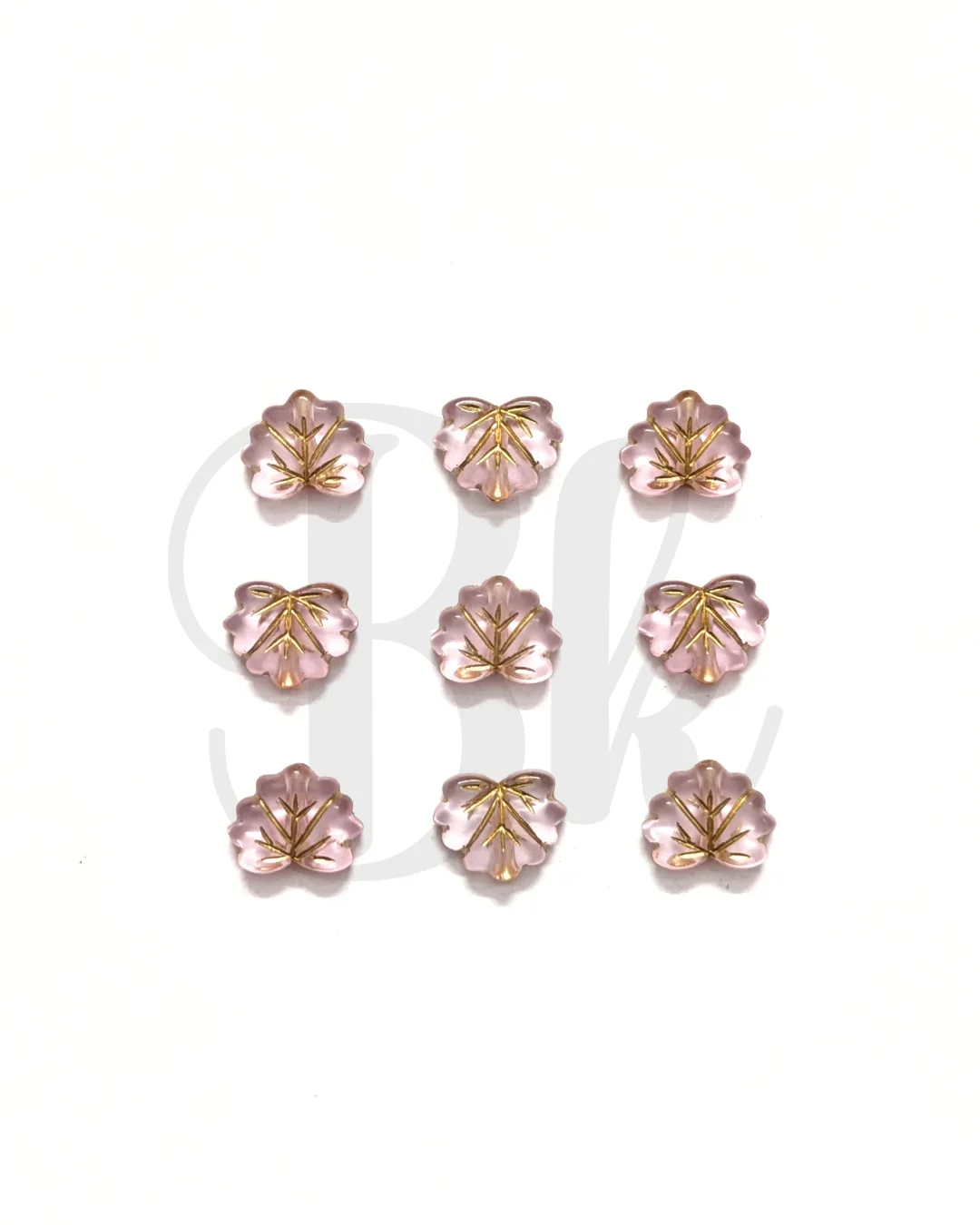Acrylic Leaf Beads
