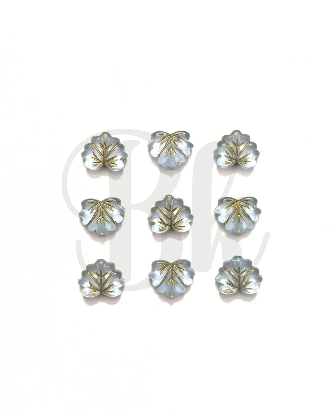 Acrylic Leaf Beads