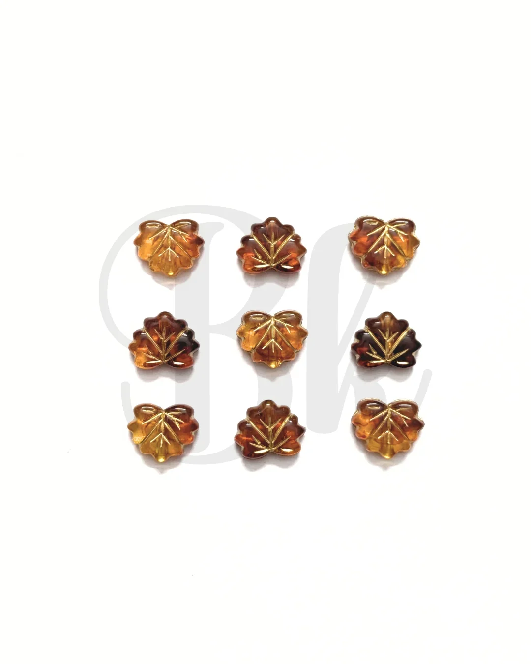 Acrylic Leaf Beads