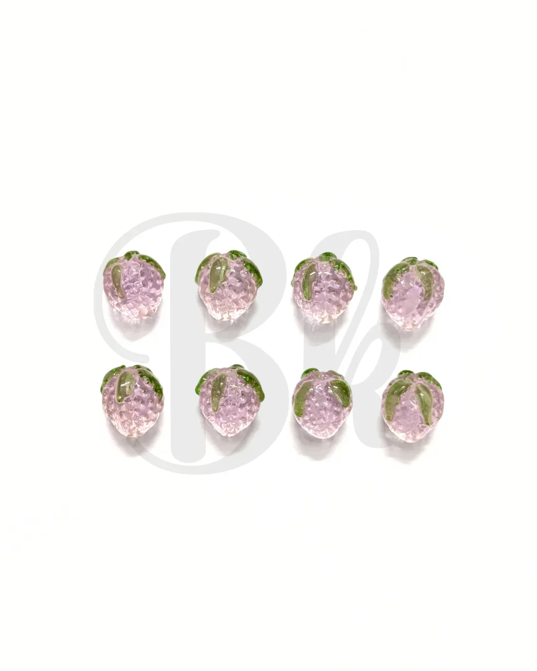 Strawberry Glass Beads