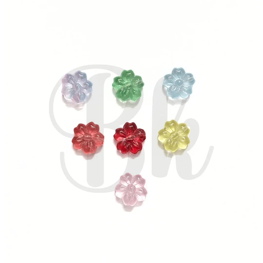 Lampwork Flower Beads
