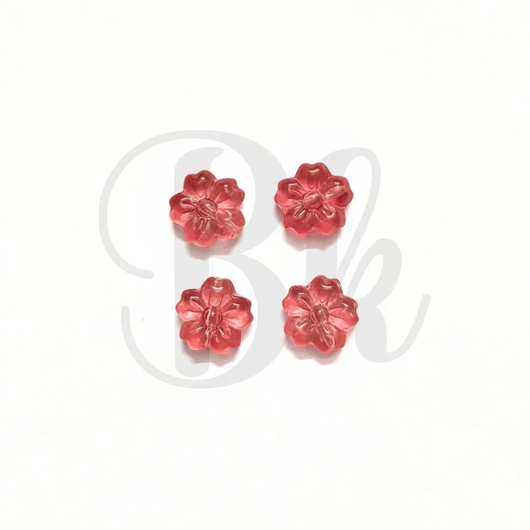 Lampwork Flower Beads