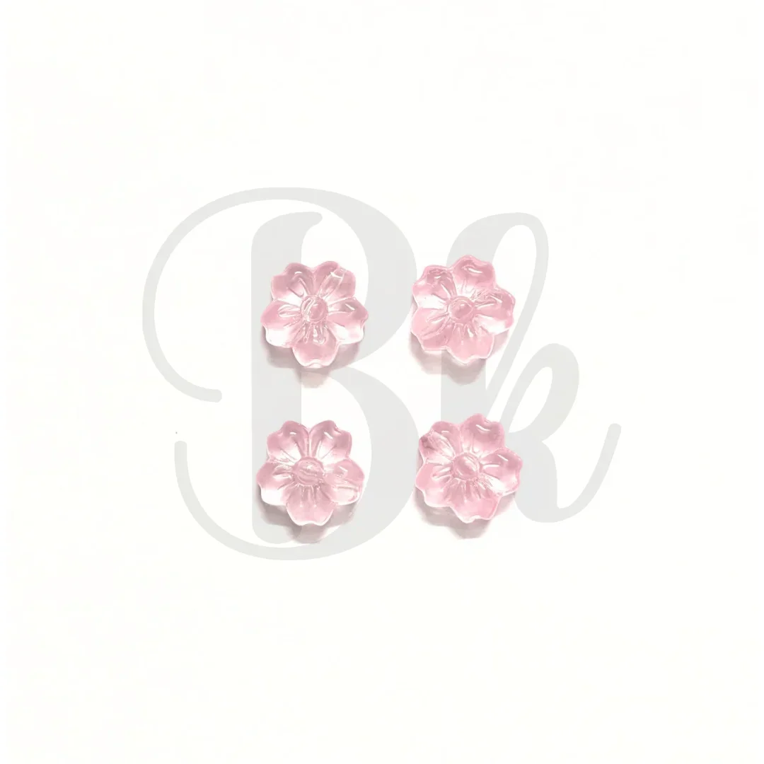 Lampwork Flower Beads