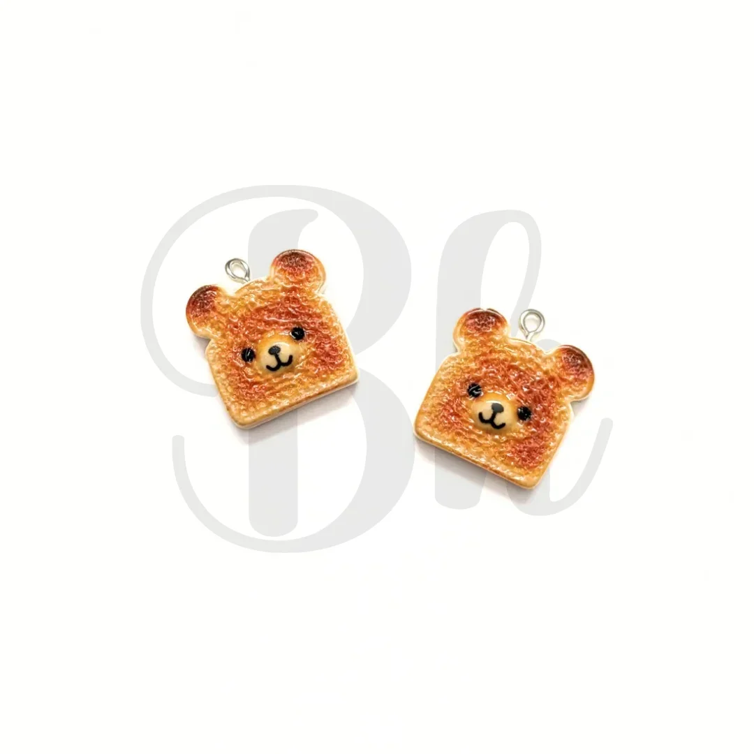 Toasted Bread Resin Charms