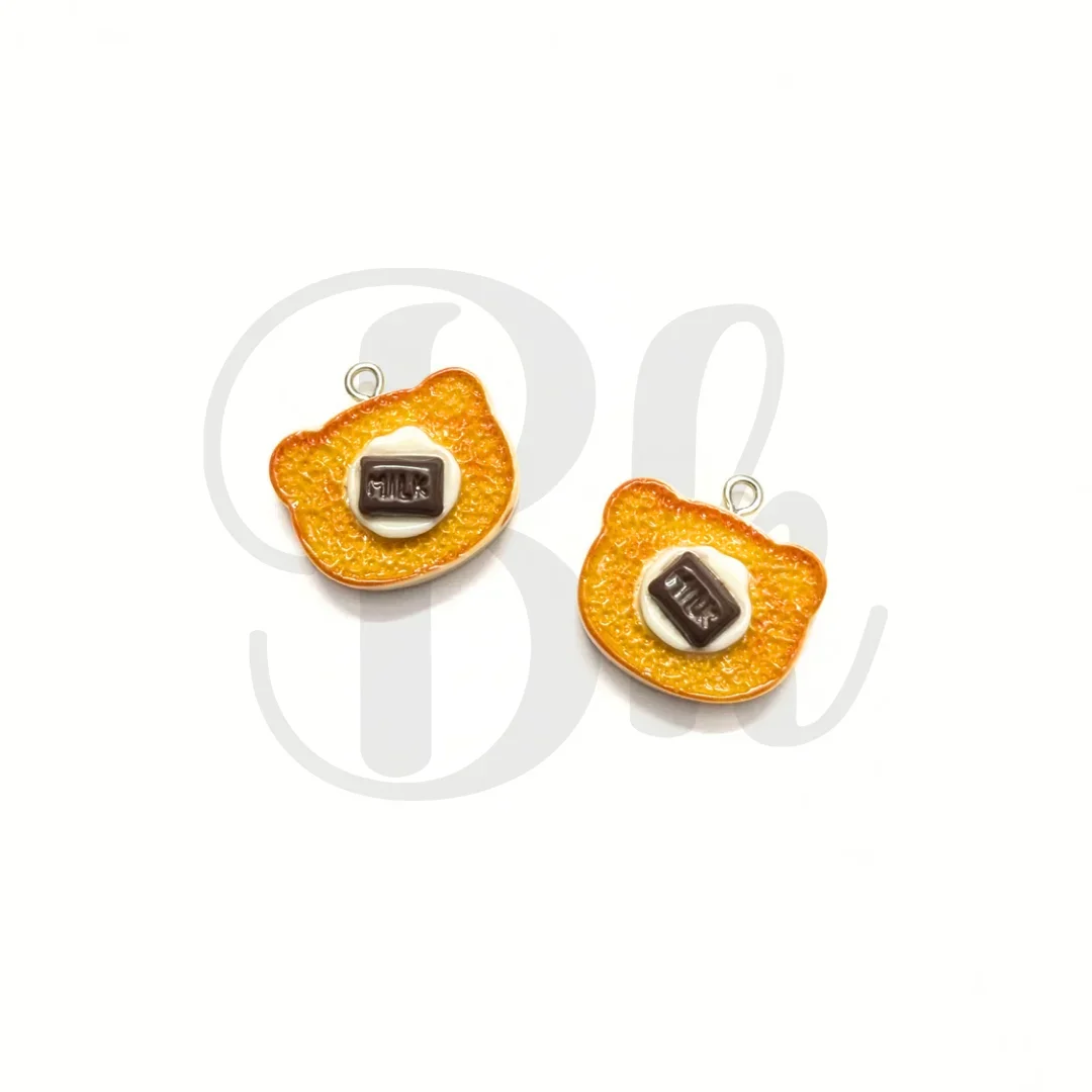 Toasted Bread Resin Charms