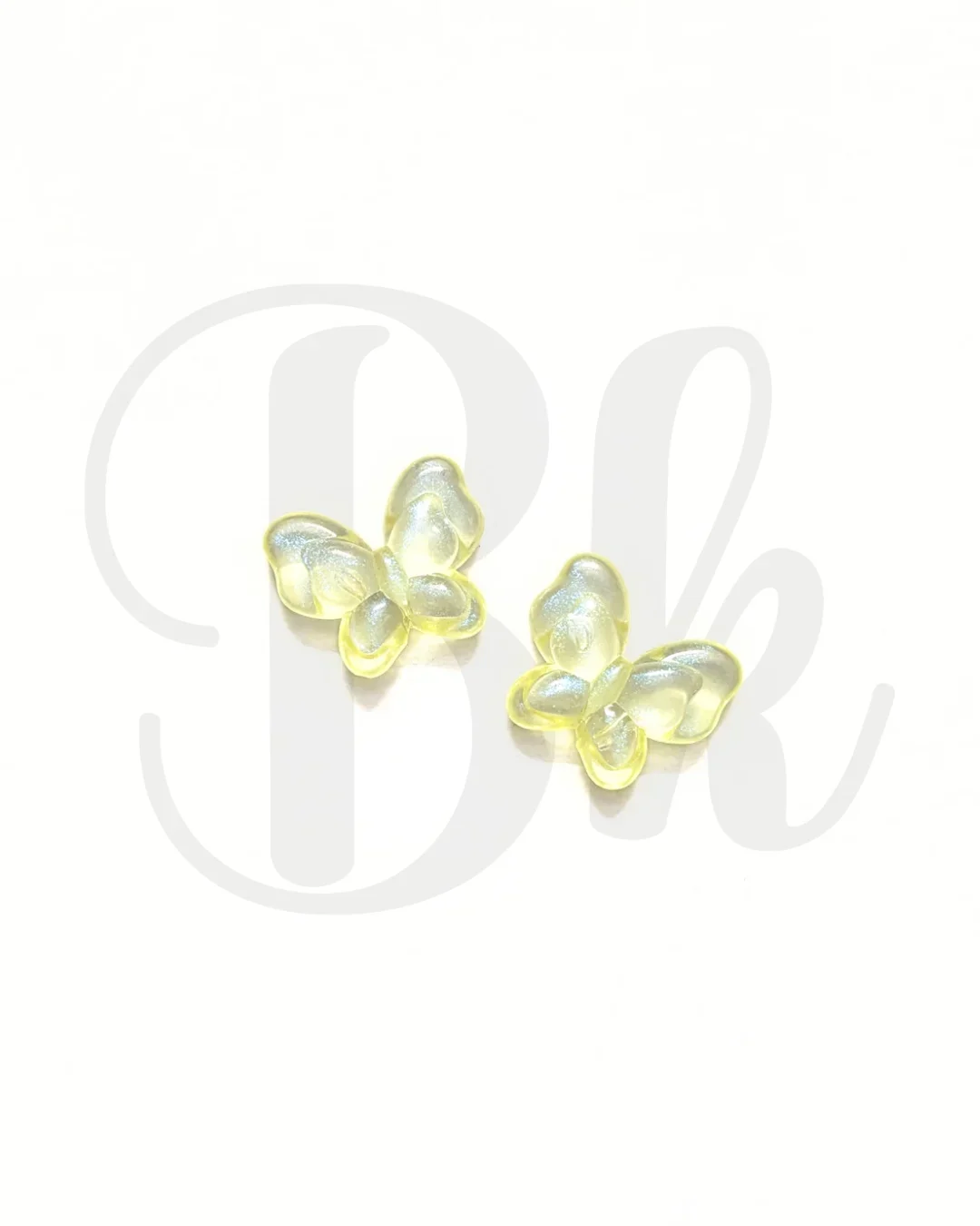 Acrylic Butterfly Beads