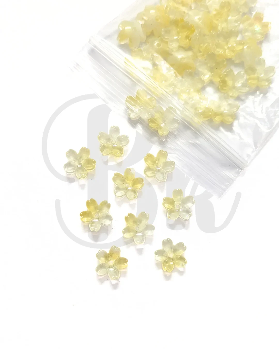 Sakura Flower Glass Beads