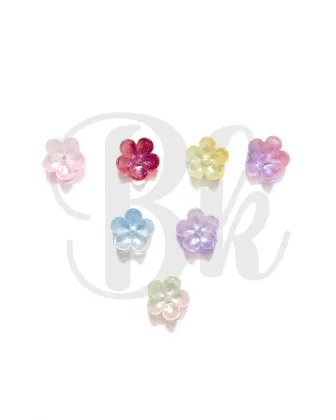 Round Sakura Glass Beads