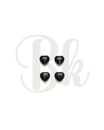Black Glass Beads