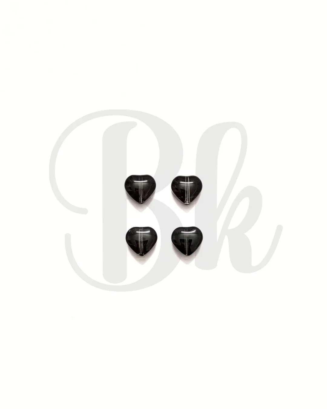 Black Glass Beads