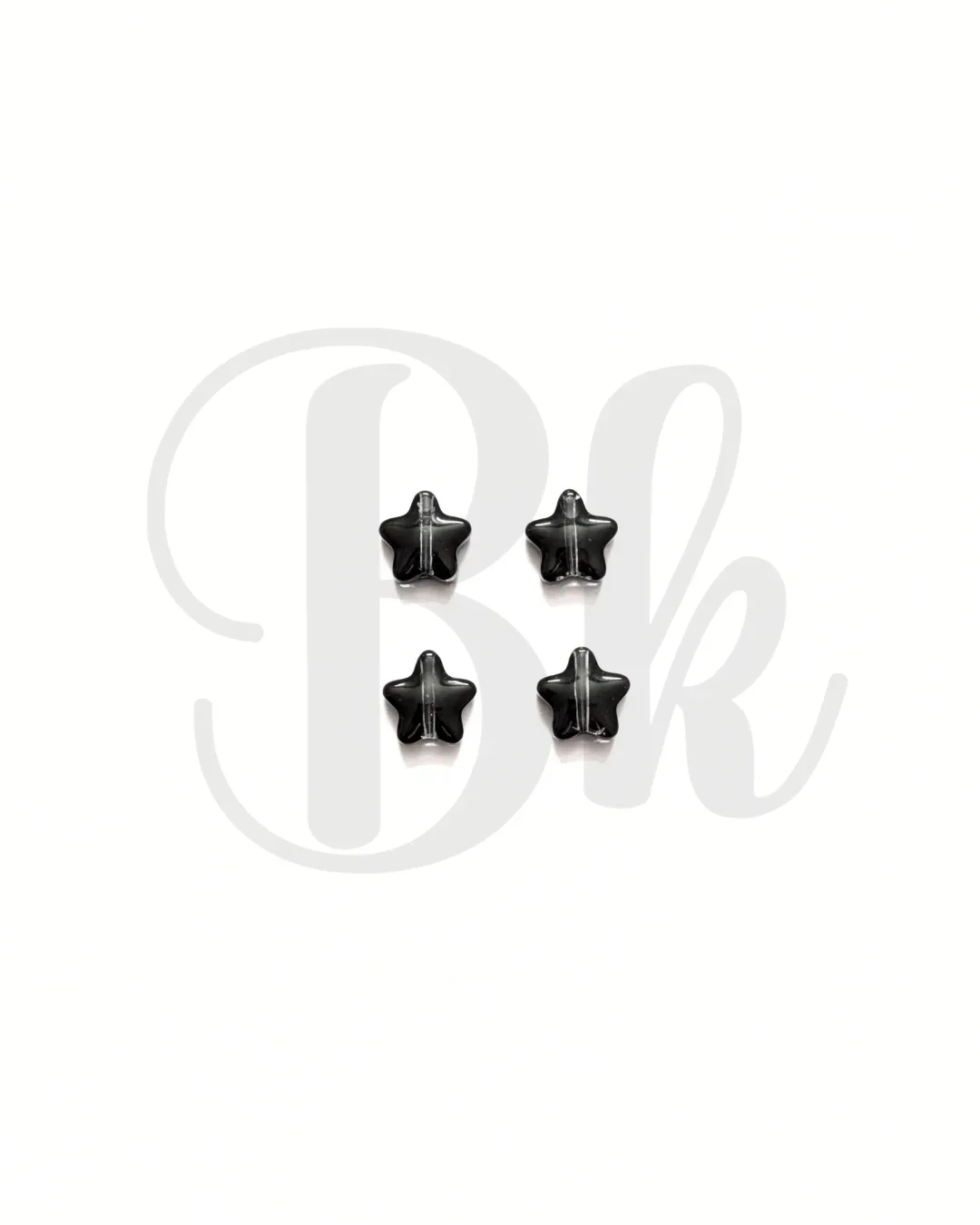 Black Glass Beads